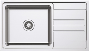 Chậu rửa chén inox Hafele HS20-SSN1S60 567.20.266  / 1 Hộc rửa, có bàn chờ