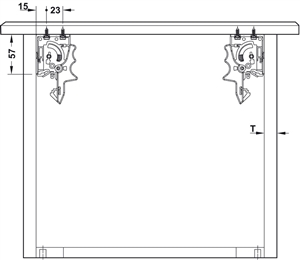 Ray âm Hafele EPC Plus 433.03.103 (dài 350mm, giảm chấn, mở toàn phần)