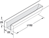 Bộ các thành phần, Slido D-Line11 120I, bộ phụ kiện không có ray trượt, Mã số 941.25.045