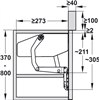 Tay nâng, Häfele Free swing, Mã số 493.05.764