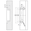 Bản lề âm, Bản lề lỗ mộng âm 3 chiều có thể điều chỉnh FRH120, Mã số 927.03.090