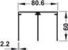 Ray trượt, Ray đôi dẫn hướng trên, Mã số 403.75.390