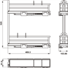 Phụ kiện tủ dưới, Omero 150, Mã số 549.20.841