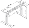 Bàn nâng hạ có thể điều chỉnh chiều cao, Mã số 633.44.061