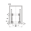 Thùng rác hai ngăn, Gắn cánh, Viola, 20 lít, Mã số 503.48.504