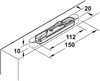 Bộ các thành phần, Slido D-Line11 120C, bộ phụ kiện không có ray trượt, Mã số 941.02.049