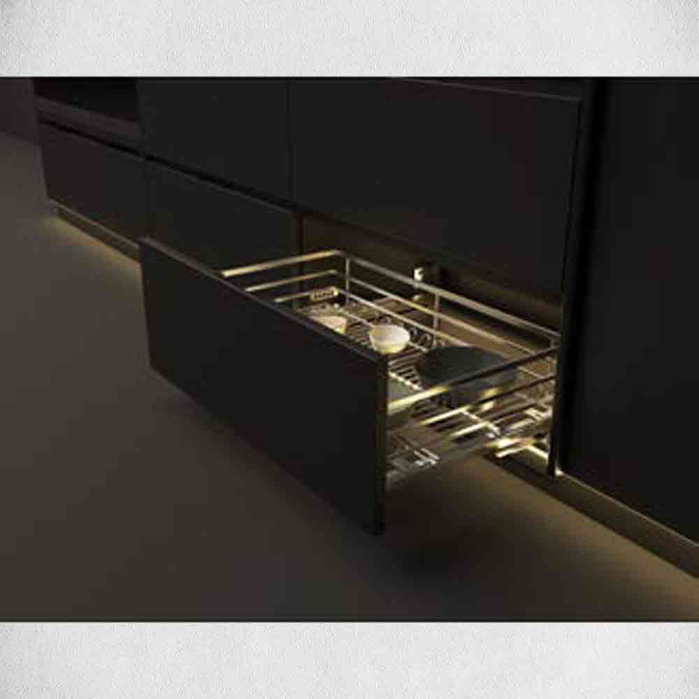 Kệ Xoong Nồi Inox 304 Cửa 800mm Cucina Cappella 549.08.027