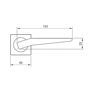 Tay nắm gạt cửa vệ sinh Hafele 901.98.054