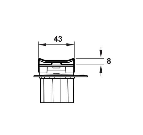 Nắp che rãnh thoát sàn Cleanline20 588.53.925