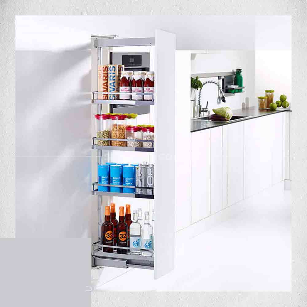 Tủ đồ khô 4 tầng Kessebohmer Hafele 300mm 546.54.611